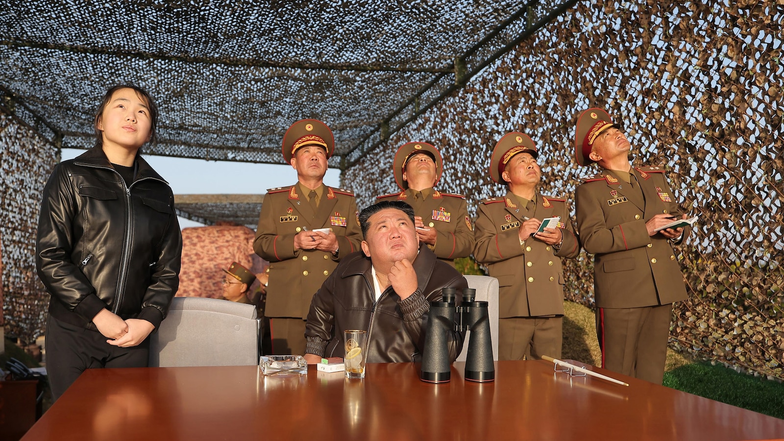 North Korea again tests cluster munitions in a launch observed by Kim