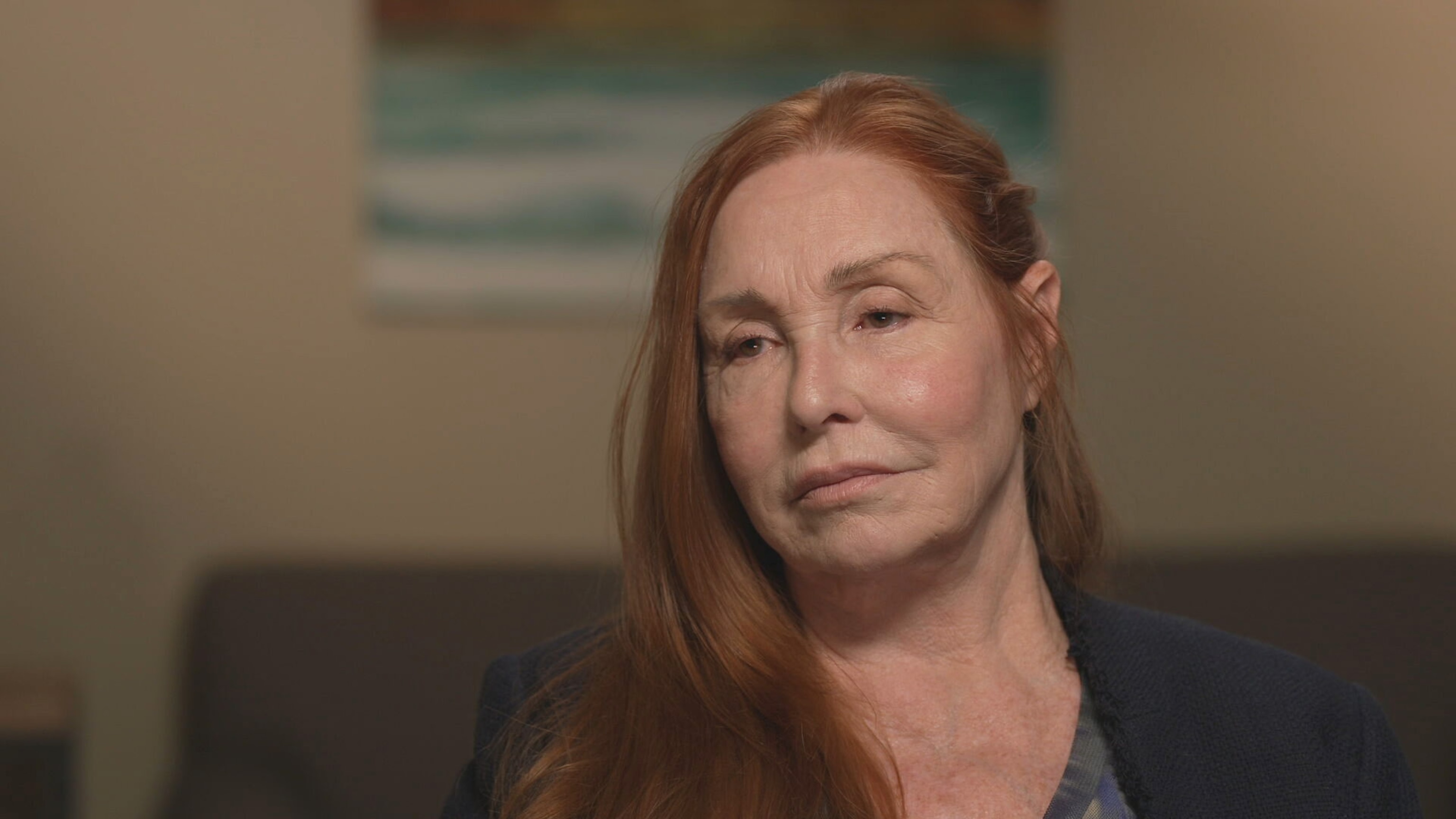 PHOTO: Debra Tate, sister of slain actress Sharon Tate, is shown during an interview with "Nightline."