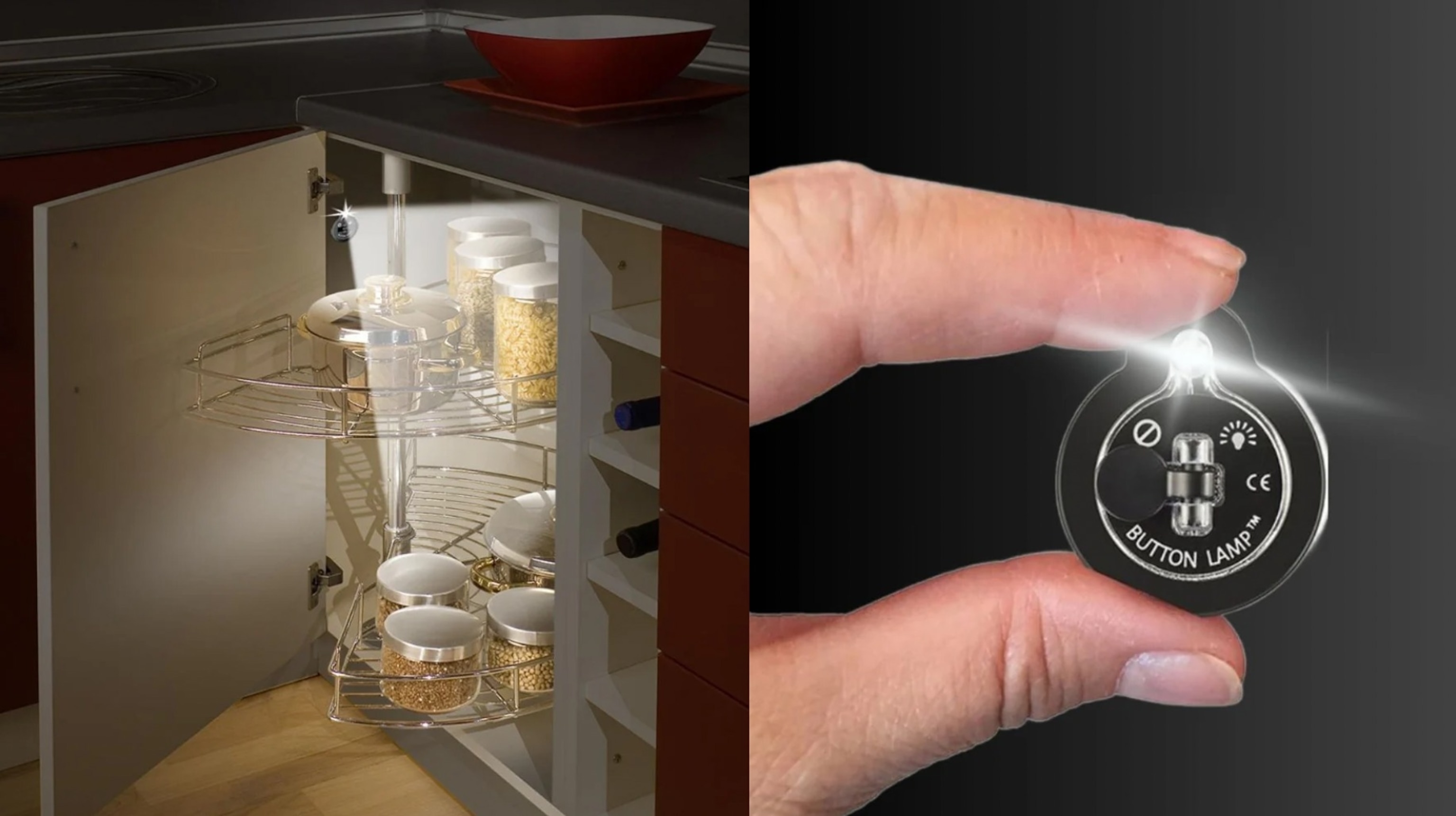 Panther Vision: Adhesive Button Lamps