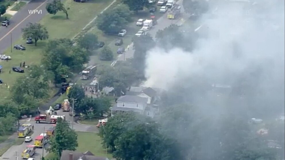 Video Police investigating cause of New Jersey house explosion ABC News