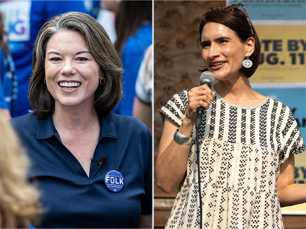 PHOTO: Rep. Angie Craig | Lt. Gov. Peggy Flanagan