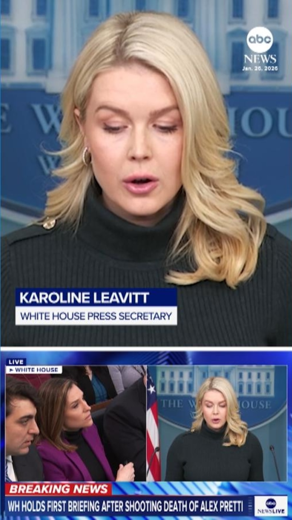 Video White House distances itself from accusations Alex Pretti was ‘domestic terrorist’ Video White House distances itself from accusations Alex Pretti was ‘domestic terrorist’