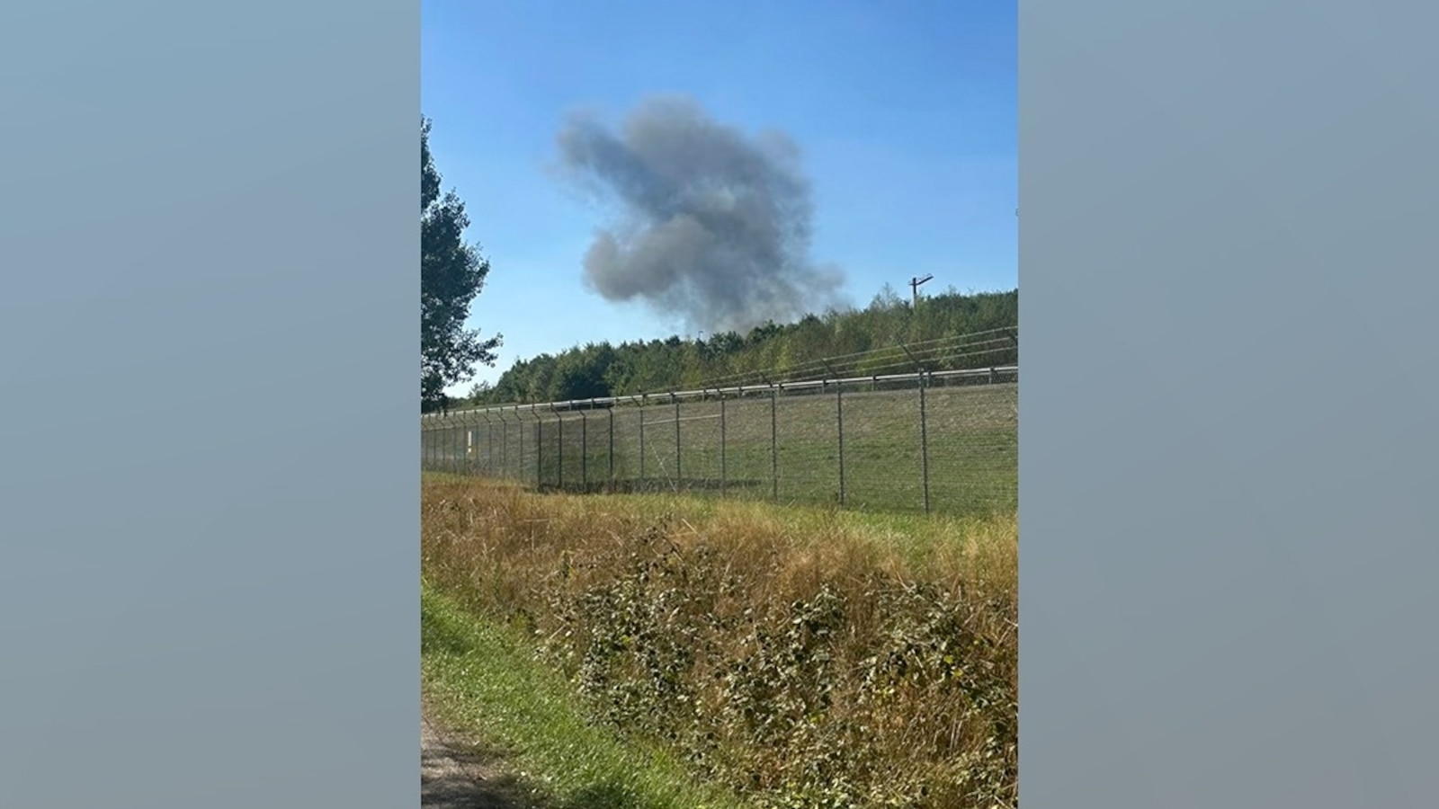 An American F-16 fighter jet crashed near a U.S. air base in western Germany on Tuesday, according to military officials. The pilot "ejected safely" and is receiving medical care, U.S. Air Base Spangdahlem said in a statement.