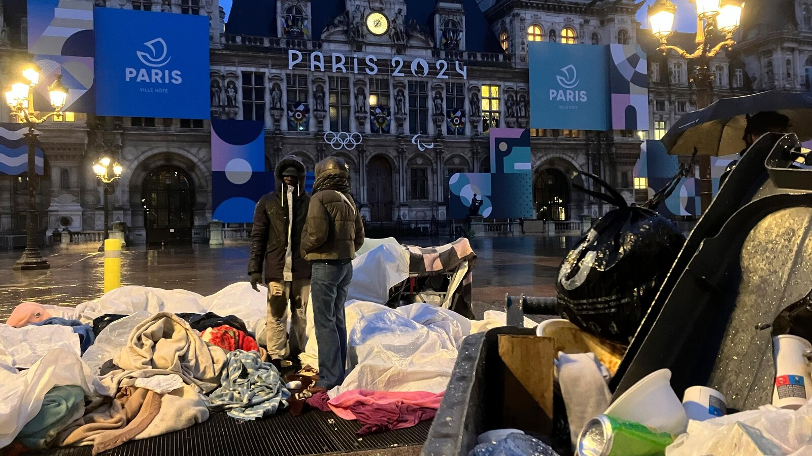 French police evict hundreds from abandoned Paris warehouse ahead of Olympics