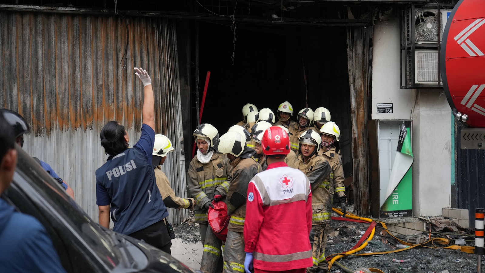 A fire in an office building in Indonesia's capital kills at least 17 people