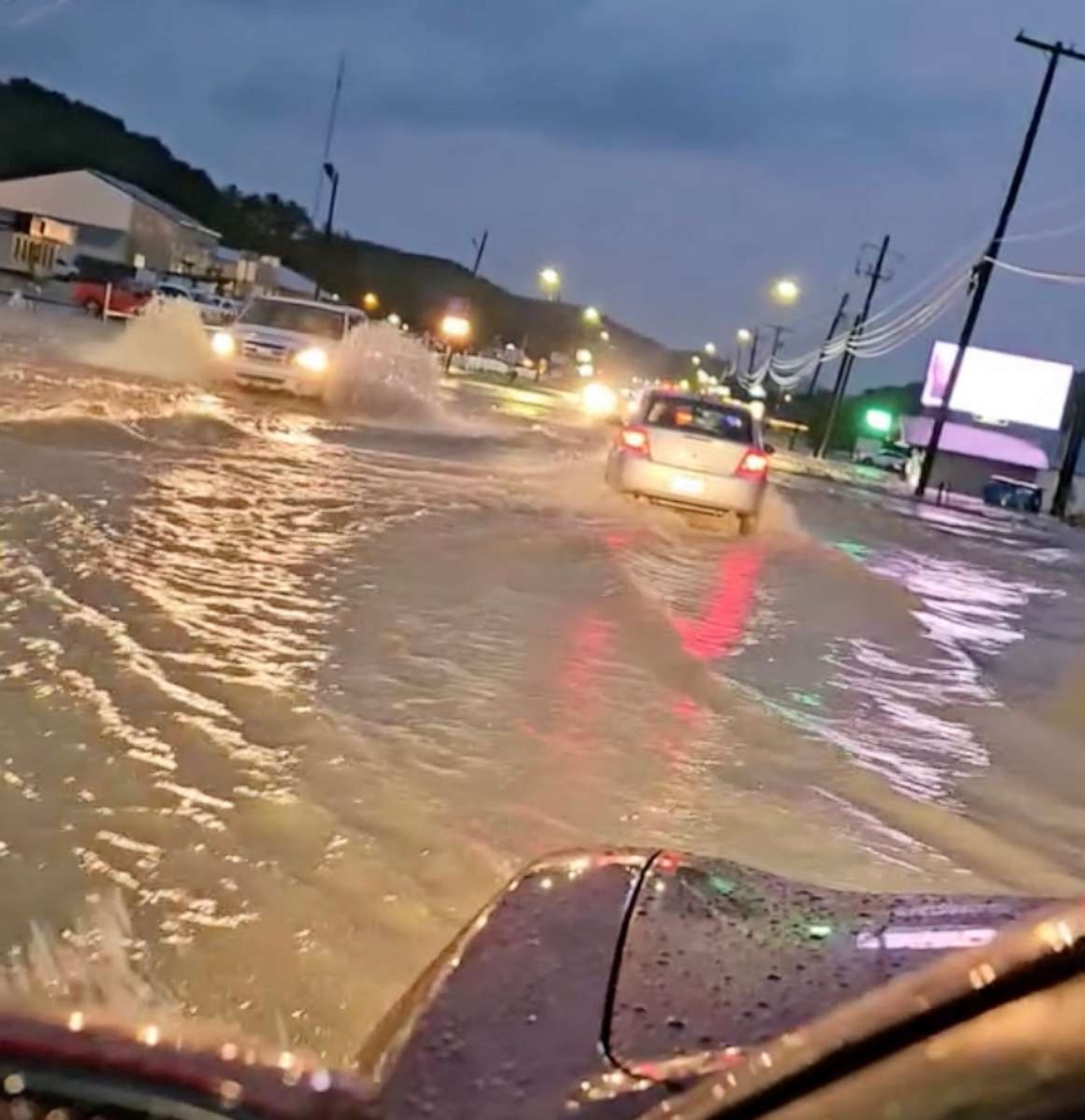 PHOTO: Heavy rains flooded streets in Oneonta, Ala., on Friday, Aug. 4, 2023.