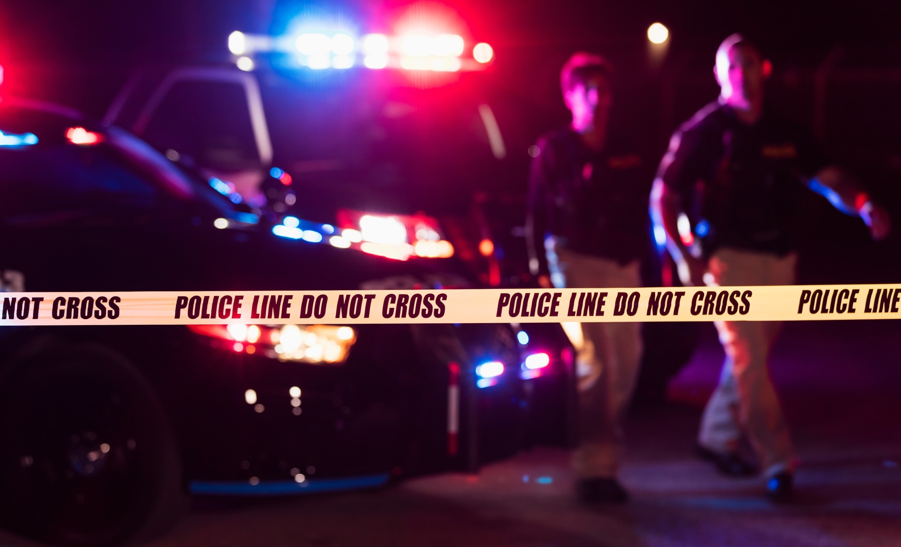 PHOTO: At least seven people were shot, two fatally, September 21, 2025, in the parking lot of a shopping center in Indianapolis, Indiana, according to police.