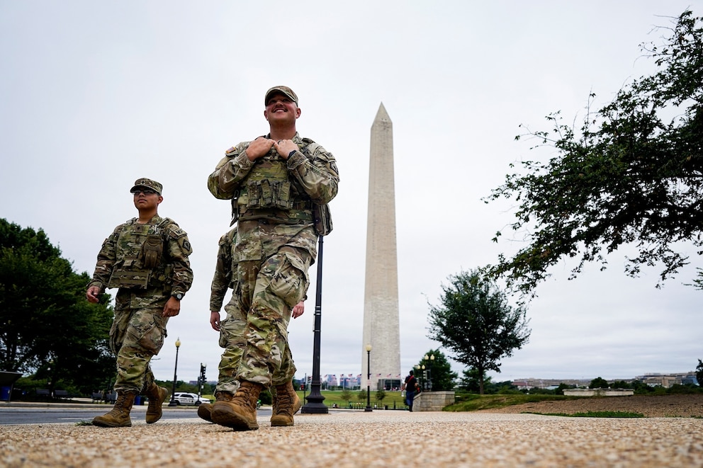 PHOTO: U.S. President Trump deploys the National Guard and federalizes the Metropolitan Police Department, in Washington, D.C.