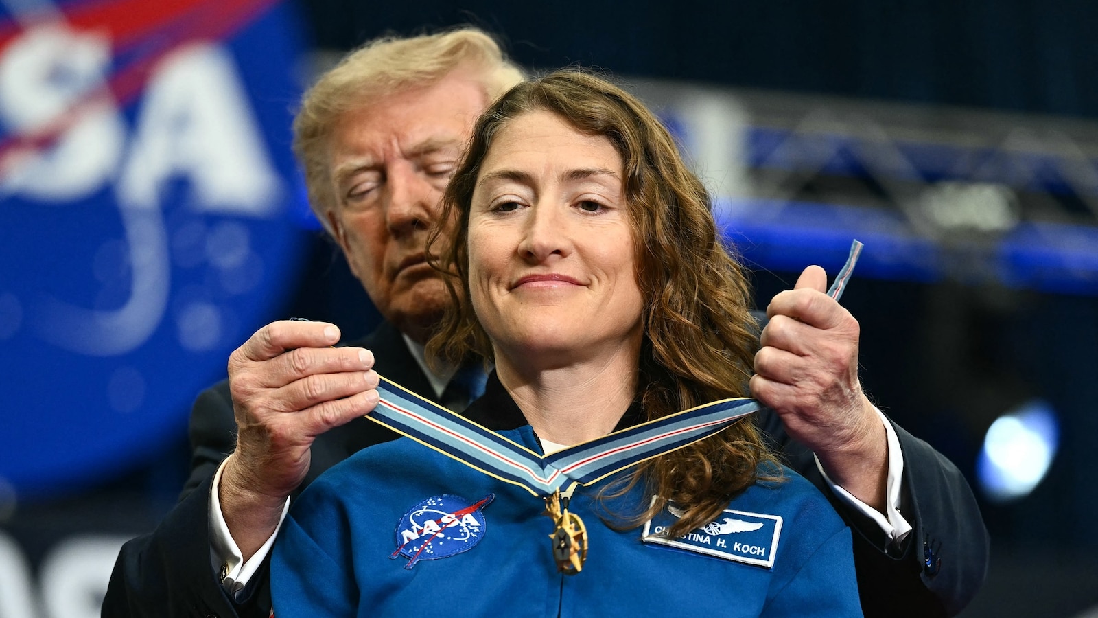 Photograph accompanying Four Congressional Space Medals of Honor close out the first crewed SLS and Orion flight
