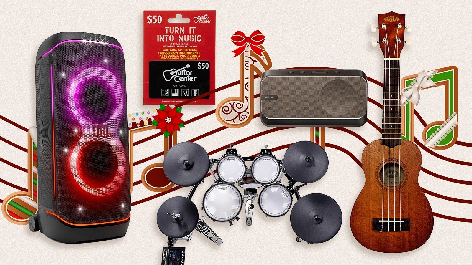 Shop speakers, instruments and more in our music lover's gift guide