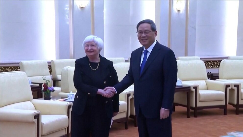 Video Treasury Secretary Janet Yellen Meets With Officials In Beijing Video Treasury Secretary Janet Yellen Meets With Officials In Beijing