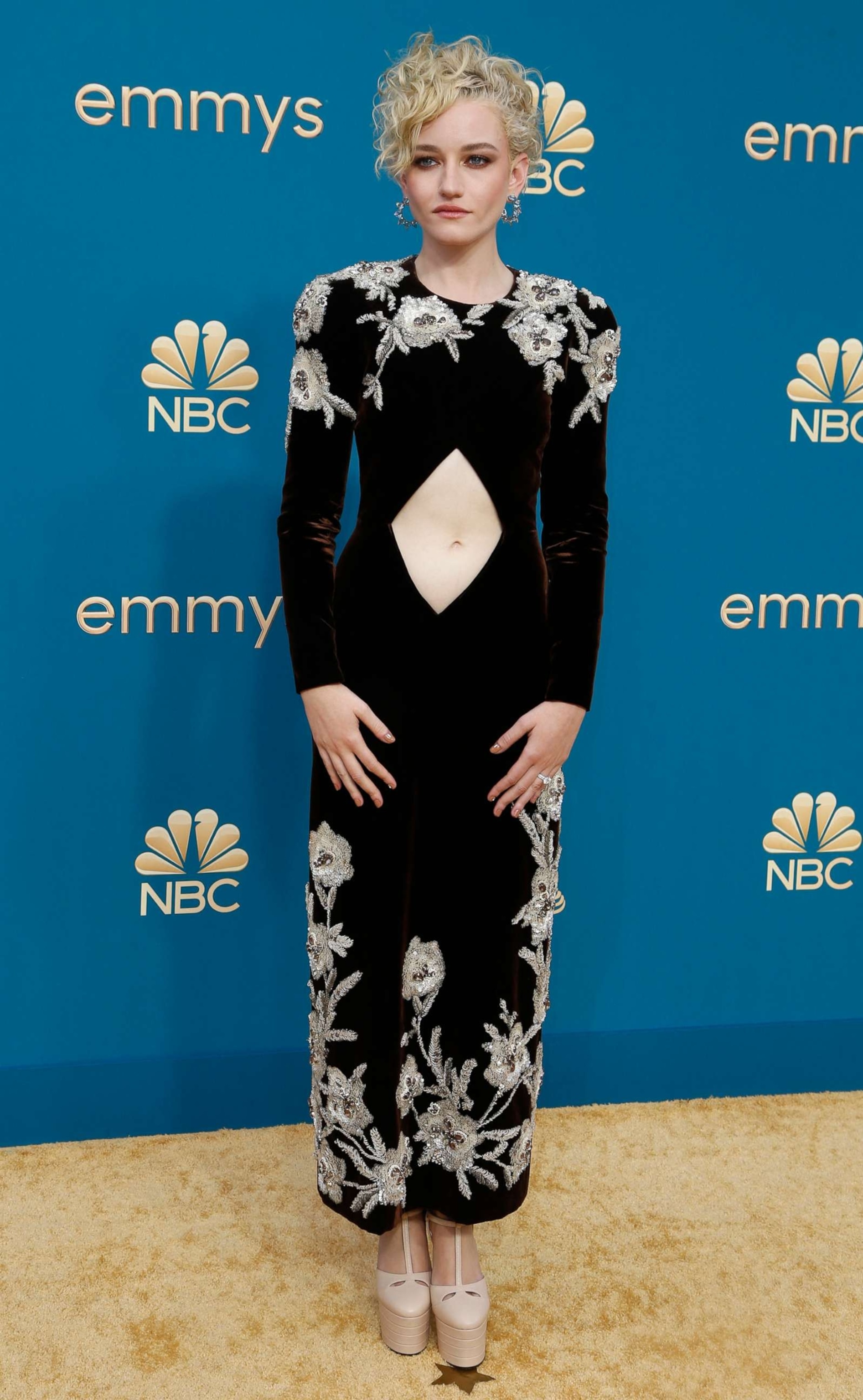 PHOTO: Julia Garner arrives at the 74th Primetime Emmy Awards held at the Microsoft Theater in Los Angeles, Sept. 12, 2022.