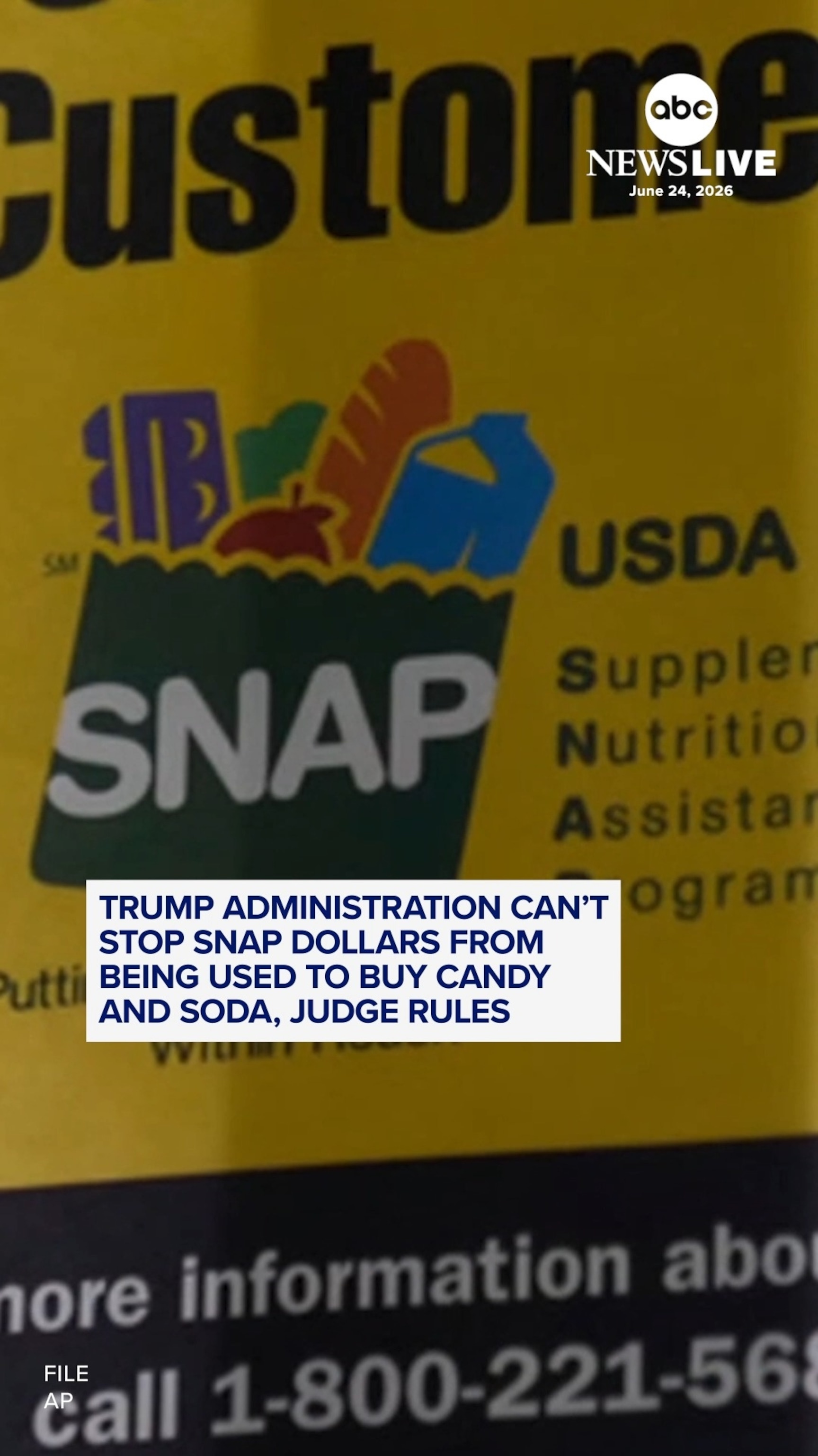 Judge rules government can't stop SNAP dollars from buying candy