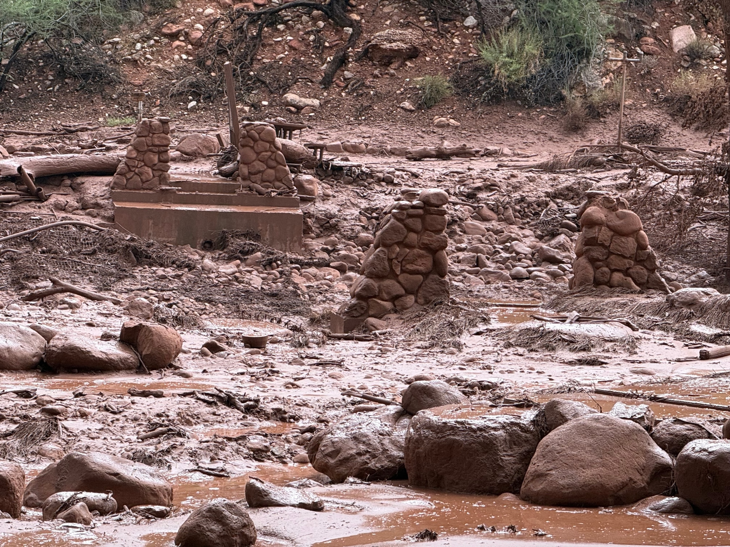 PHOTO: US-ENVIRONMENT-FLOODS-GRAND CANYON
