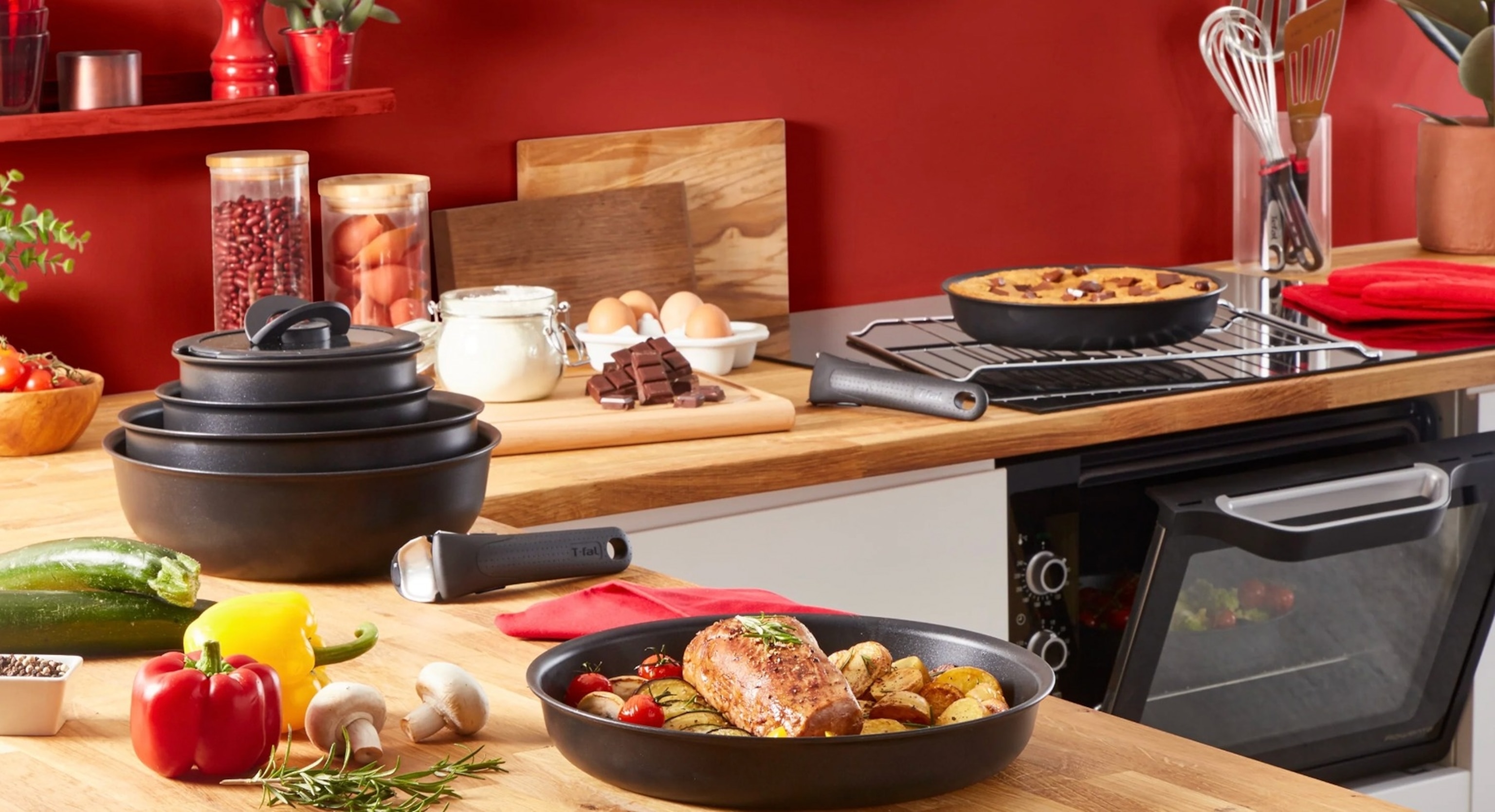T-Fal: Cookware and Toaster Oven Air Fryer