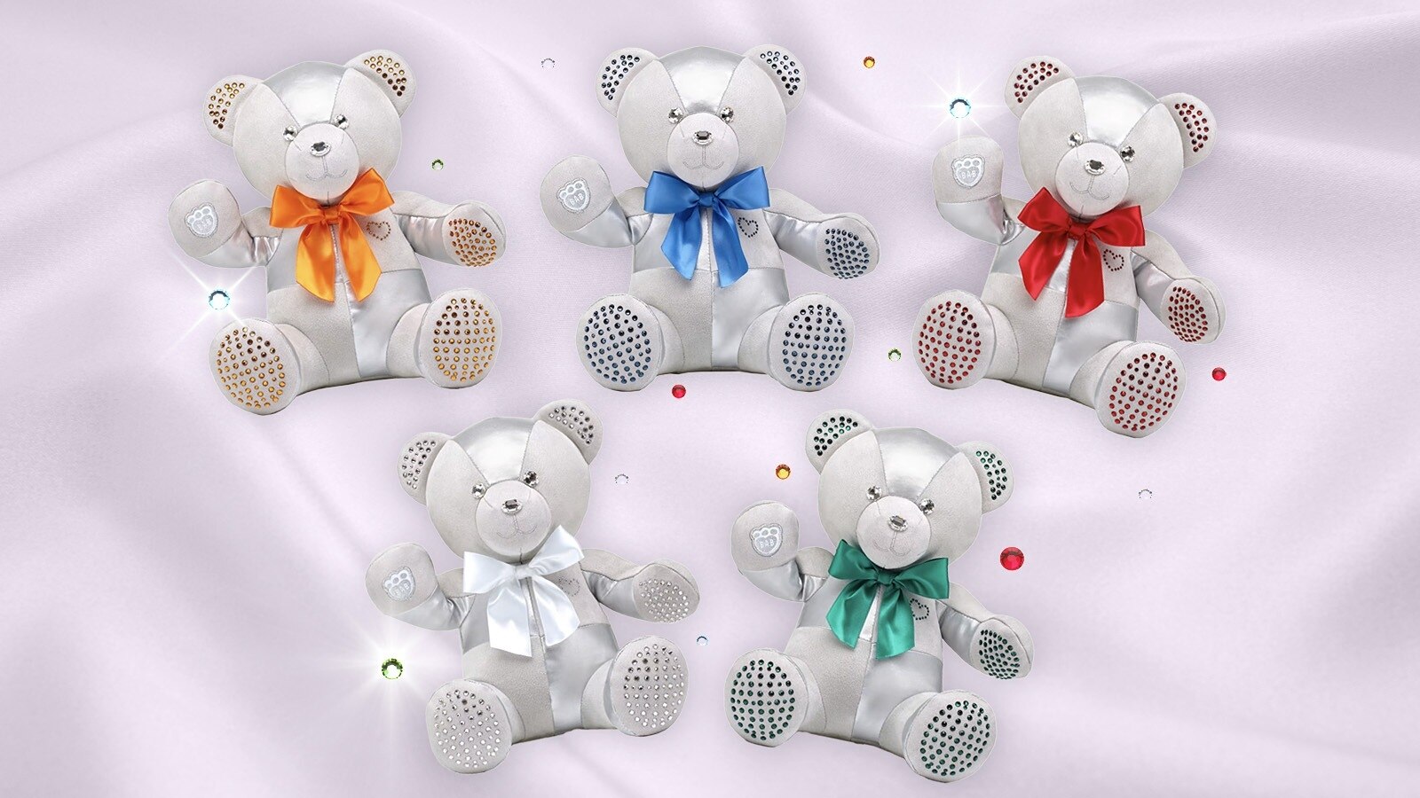 Swarovski x Build-A-Bear teddy bears