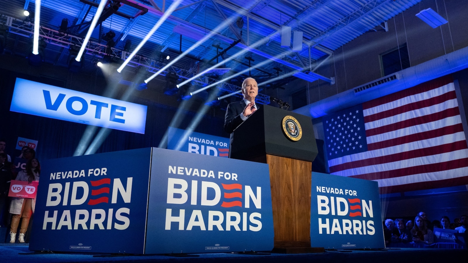 Who the hell does he think he is Biden goes after Trumps rhetoric in Nevada ABC News Who the hell does he think he is Biden goes after Trumps rhetoric in Nevada ABC News