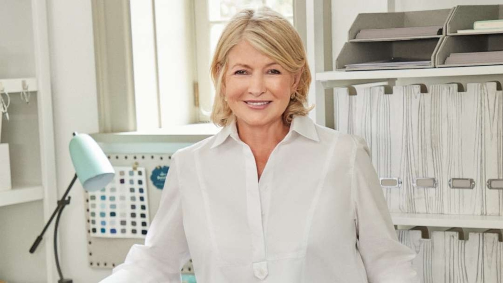 Martha Stewart launches line of home office furniture and storage solutions.