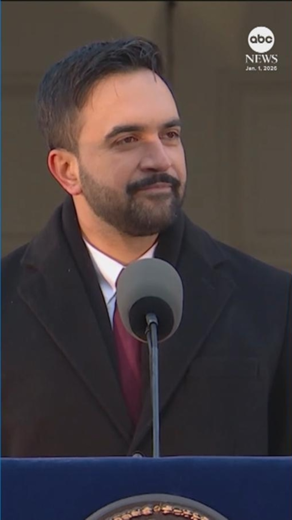 Video Zohran Mamdani speaks at public inauguration as New York City mayor
