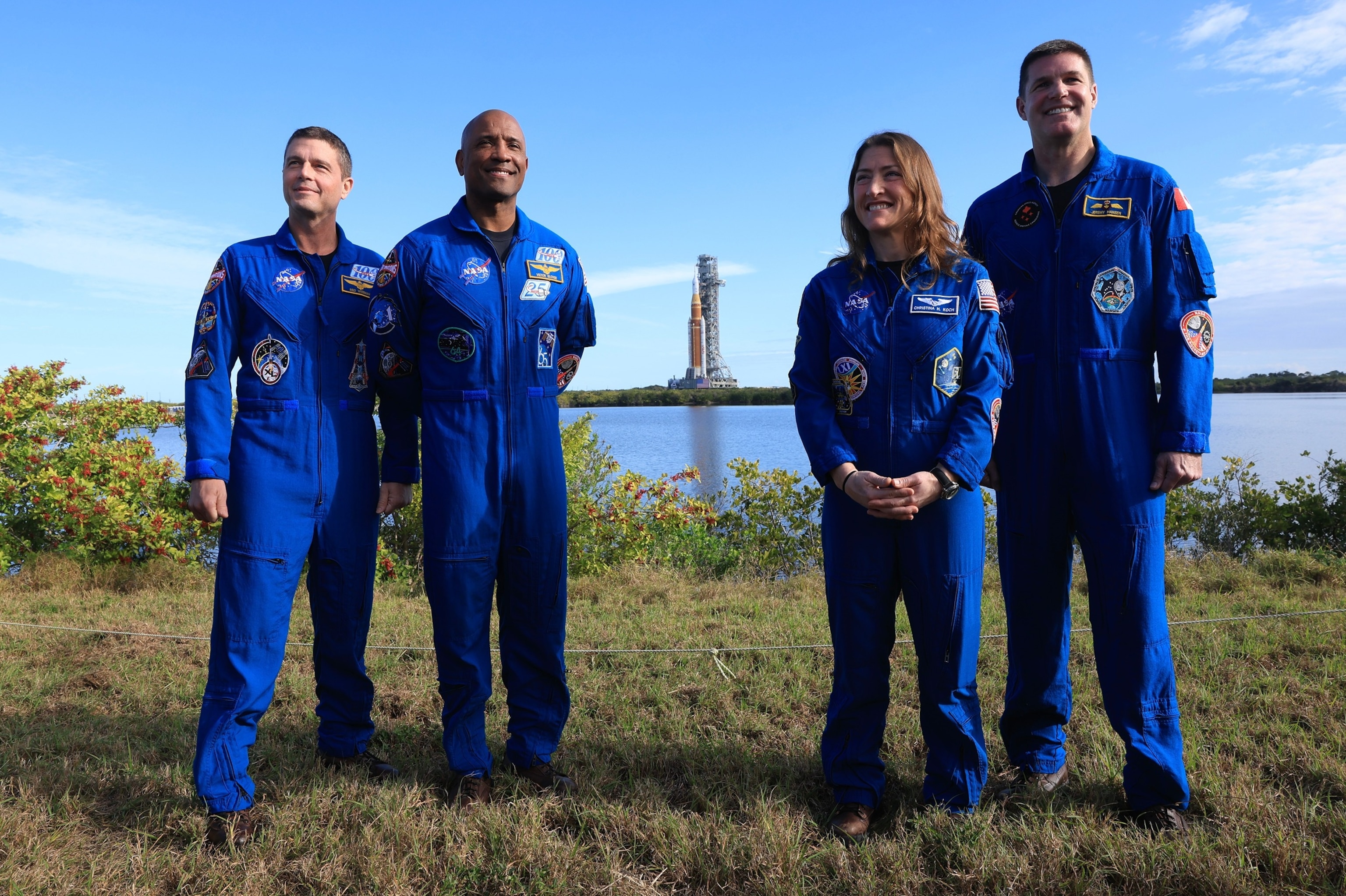 PHOTO: NASA's Artemis Rocket And Orion Spacecraft crew