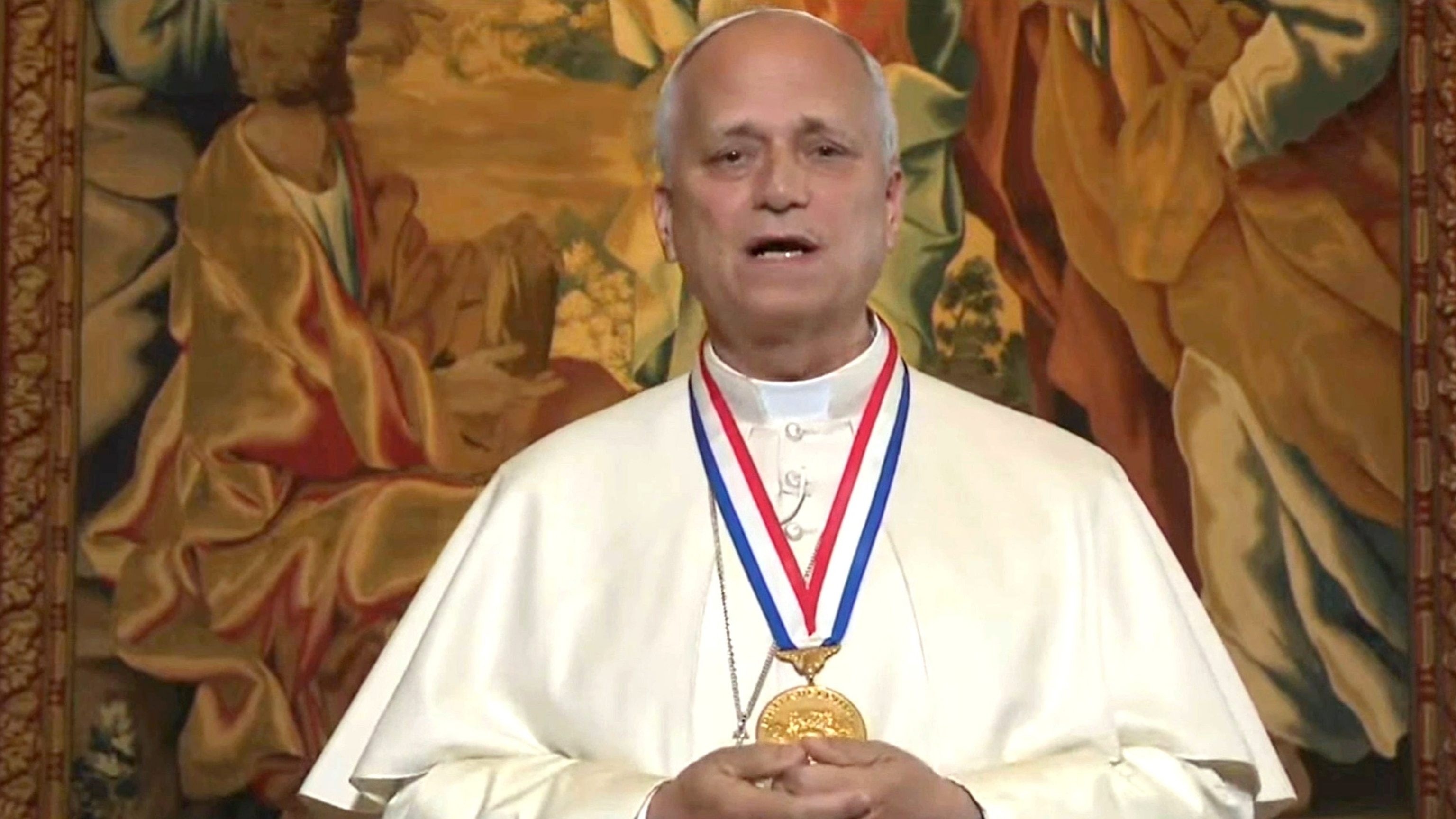 Papa Leão XIV pede “unidade” ao aceitar a Medalha da Liberdade em cerimônia na Filadélfia