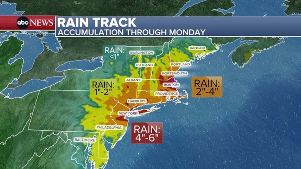 PHOTO: rain track map