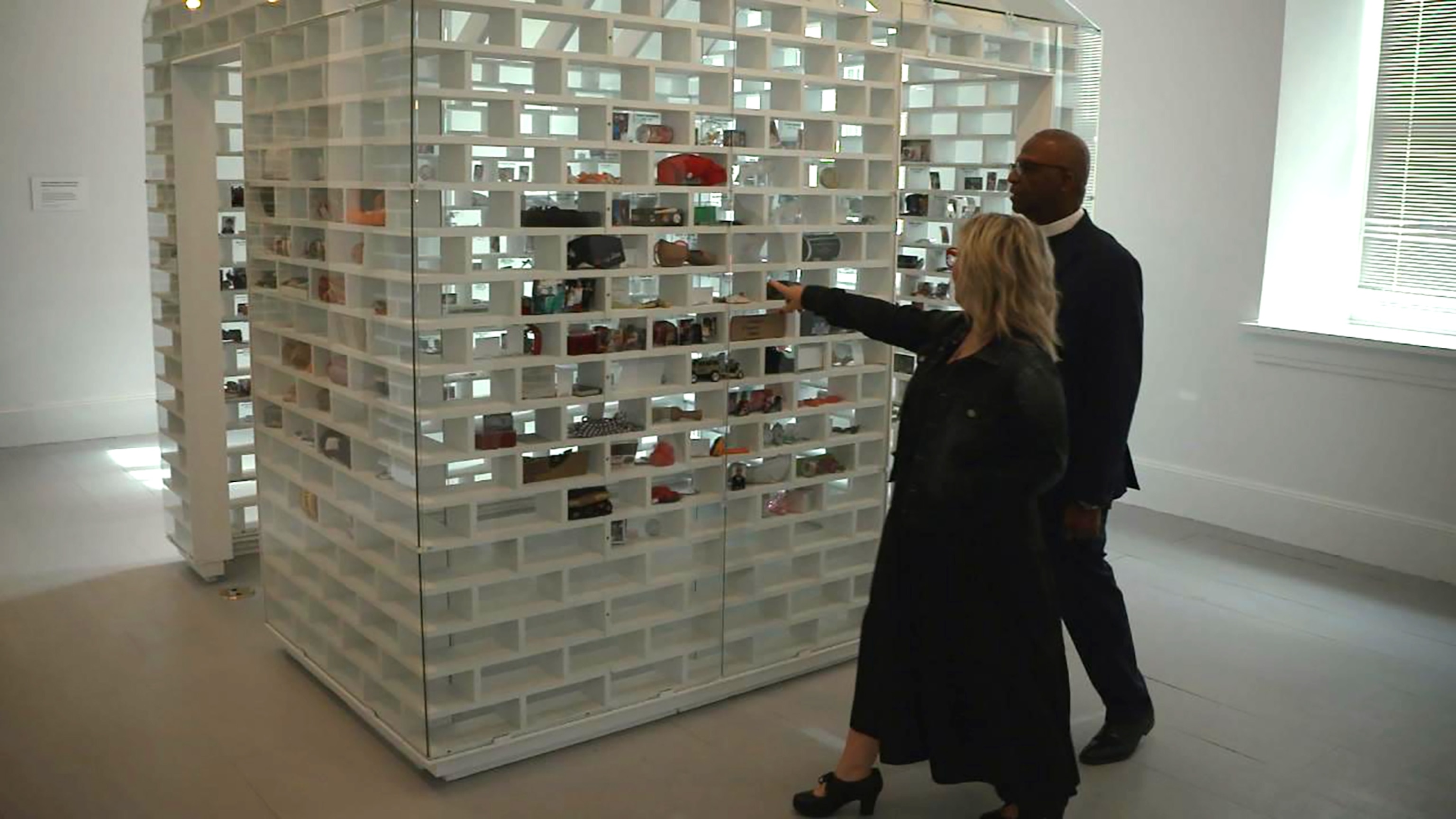 PHOTO: Doreen Dodgen-Magee and Pastor Jackie Jackson visit the Gun Violence Memorial Project in Washington D.C.