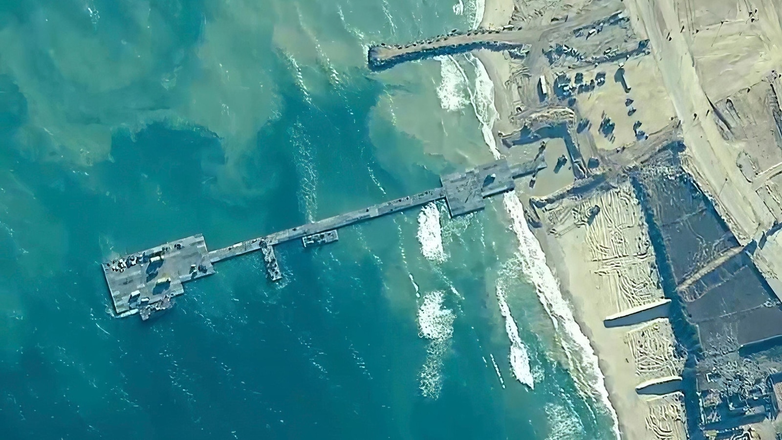  US military pier for carrying aid to Gaza will be dismantled after weather and security problems