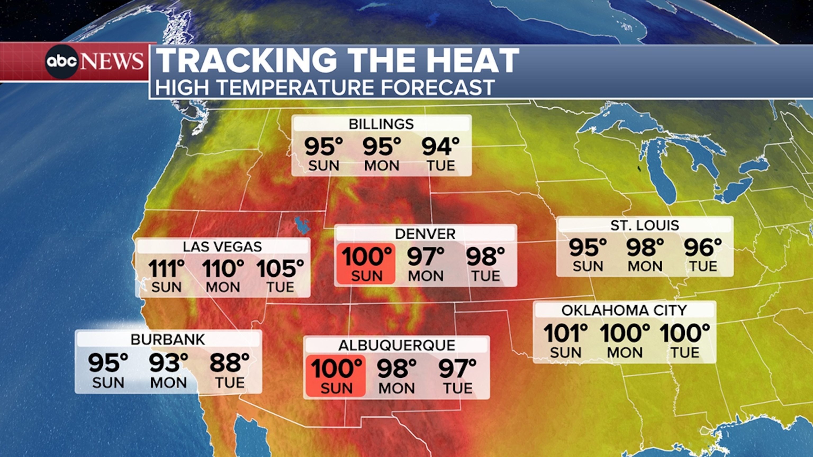 PHOTO: Hot and humid weather is expected from Washington, D.C., to Boston, August 9, 2026.