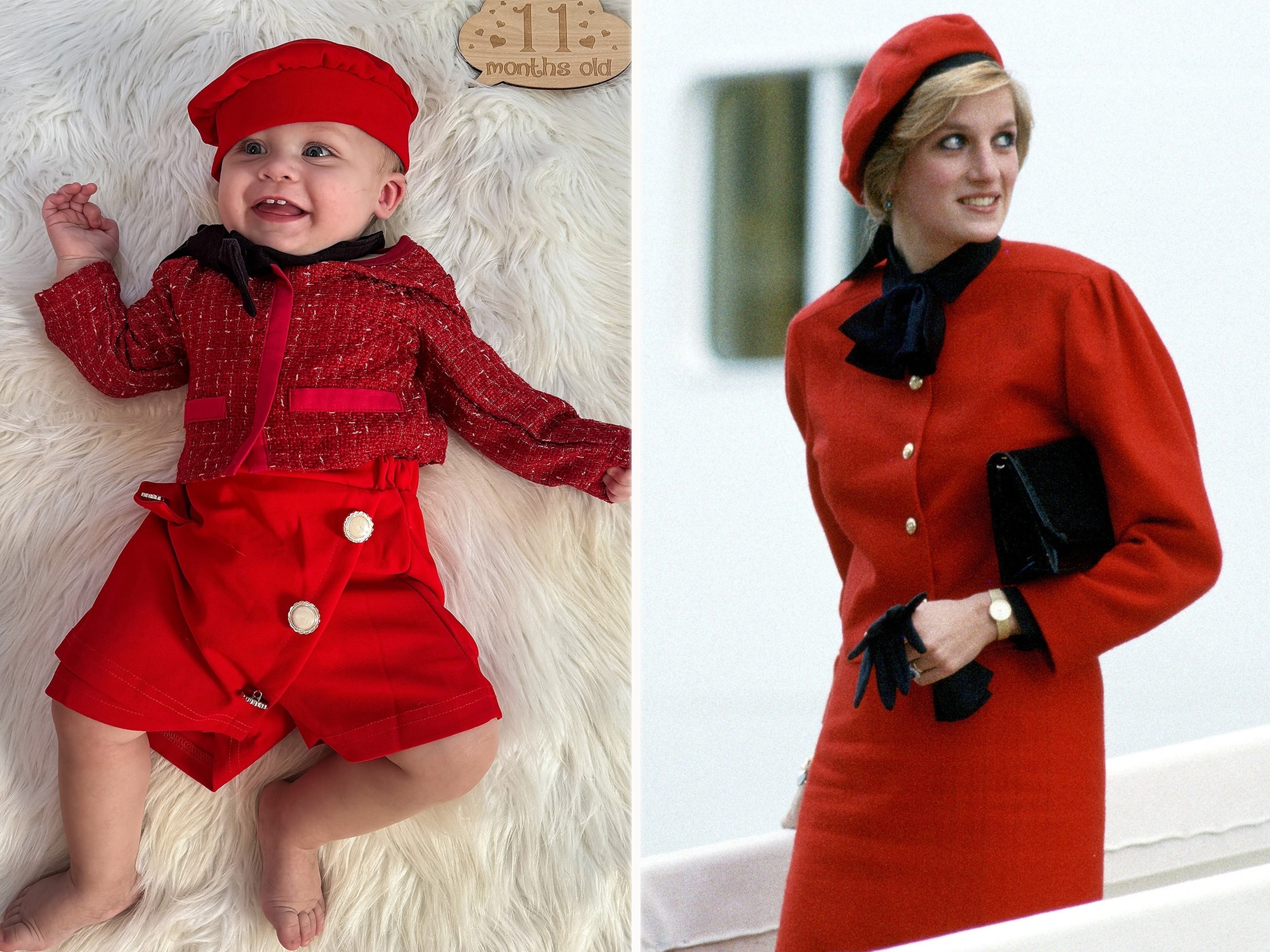PHOTO: David and Macey Wysong dressed their daughter Dianna in different outfits inspired by Princess Diana's looks.