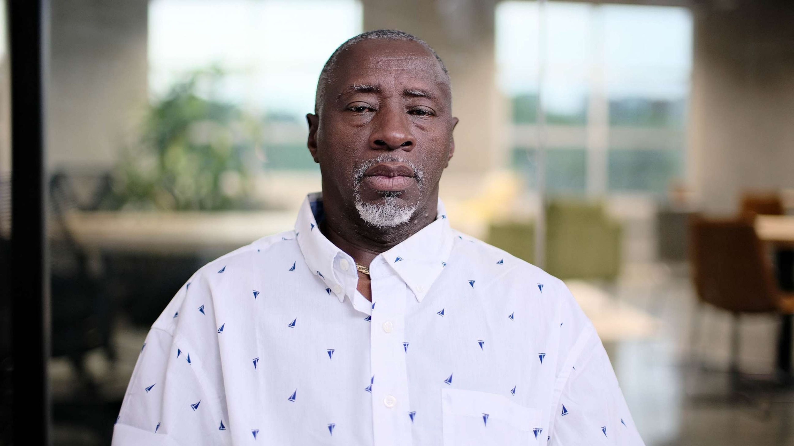 PHOTO: Greg Smith, a friend of Abraham Shakespeare who worked as an informant with police, is shown during an interview in the first episode of "Web of Death" airing on Hulu.