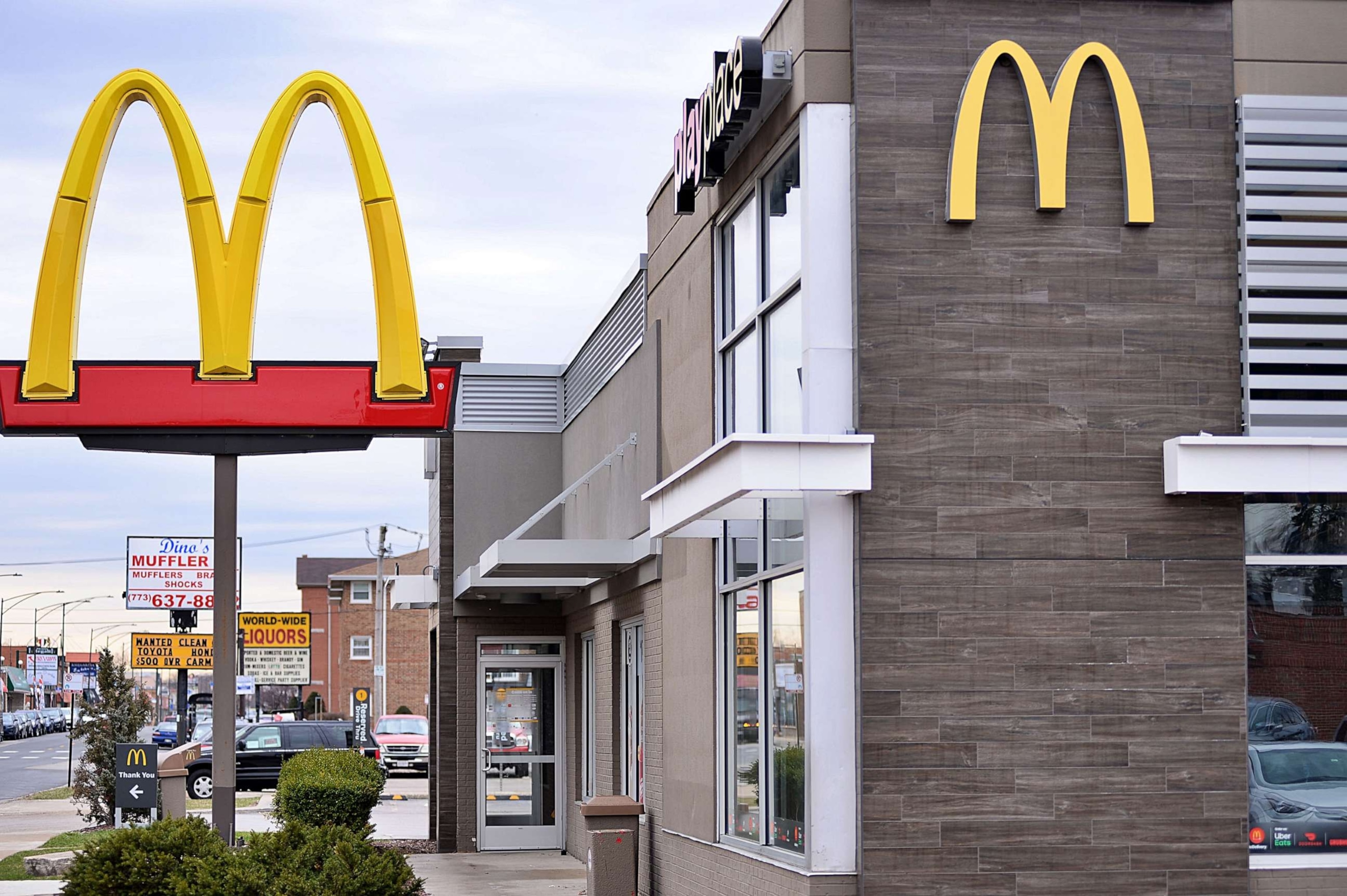 PHOTO: McDonalds fast food chain is pictured in Chicago, April 3, 2023.