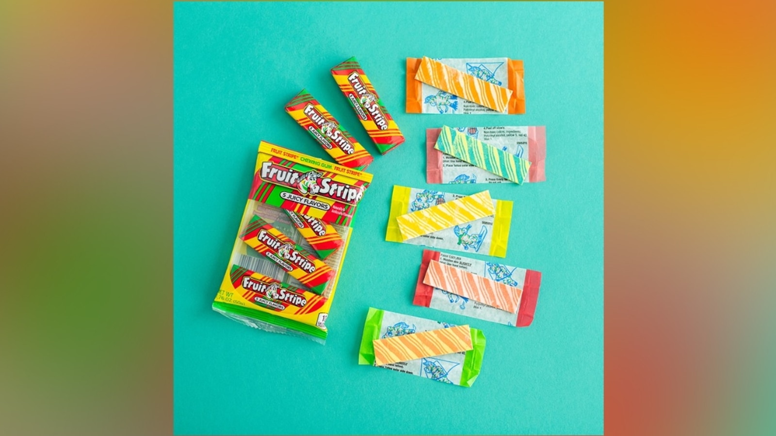 Iconic Fruit Stripe Gum discontinued after more than 50 years of sales