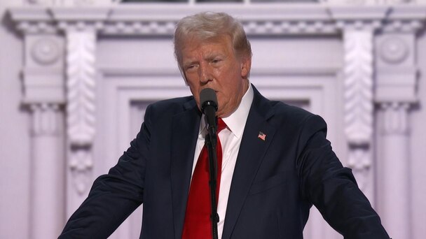 Trump takes direct jab at Biden at RNC