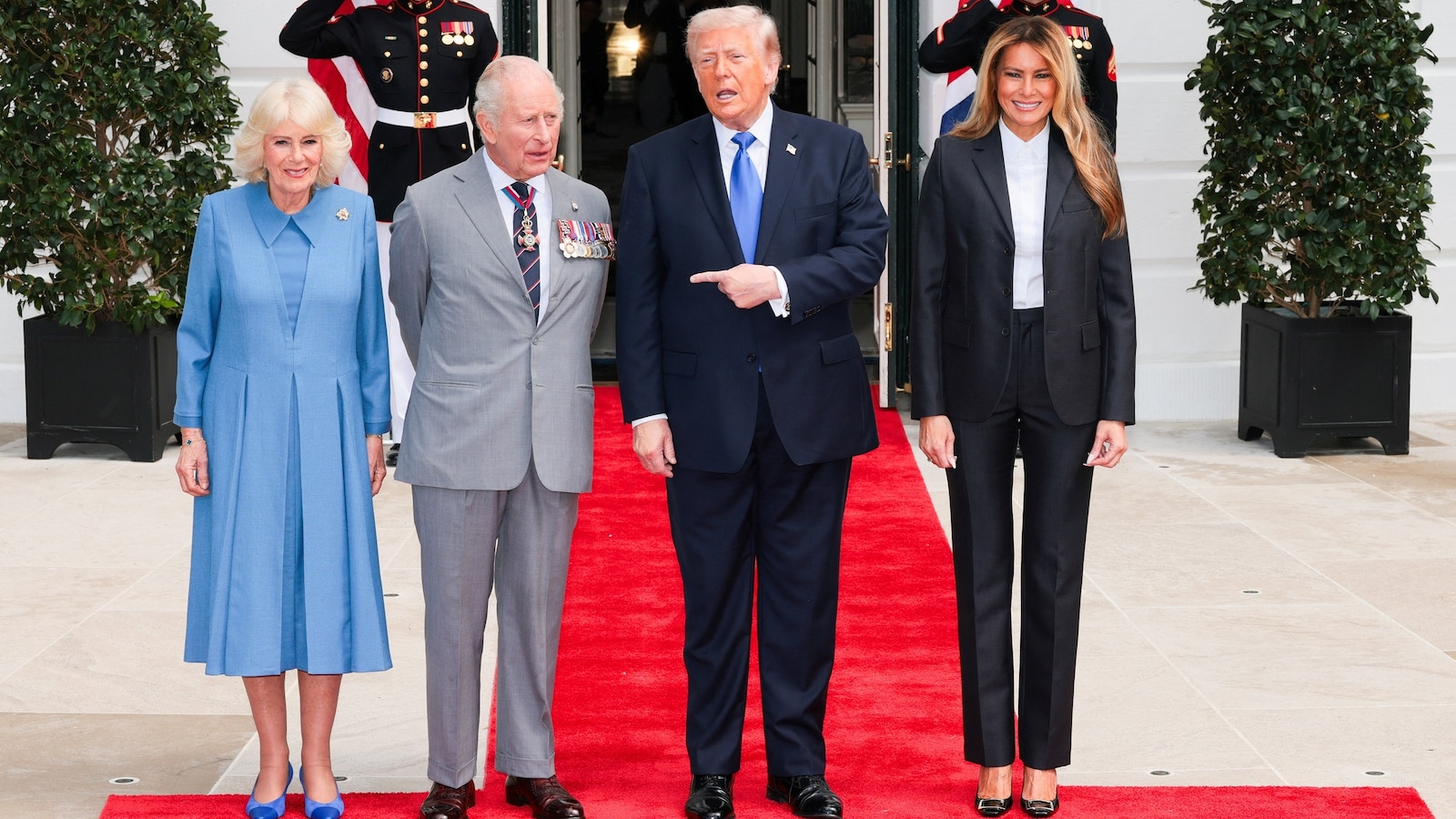 King Charles III visit live updates: Charles, Camilla say goodbye to Trumps