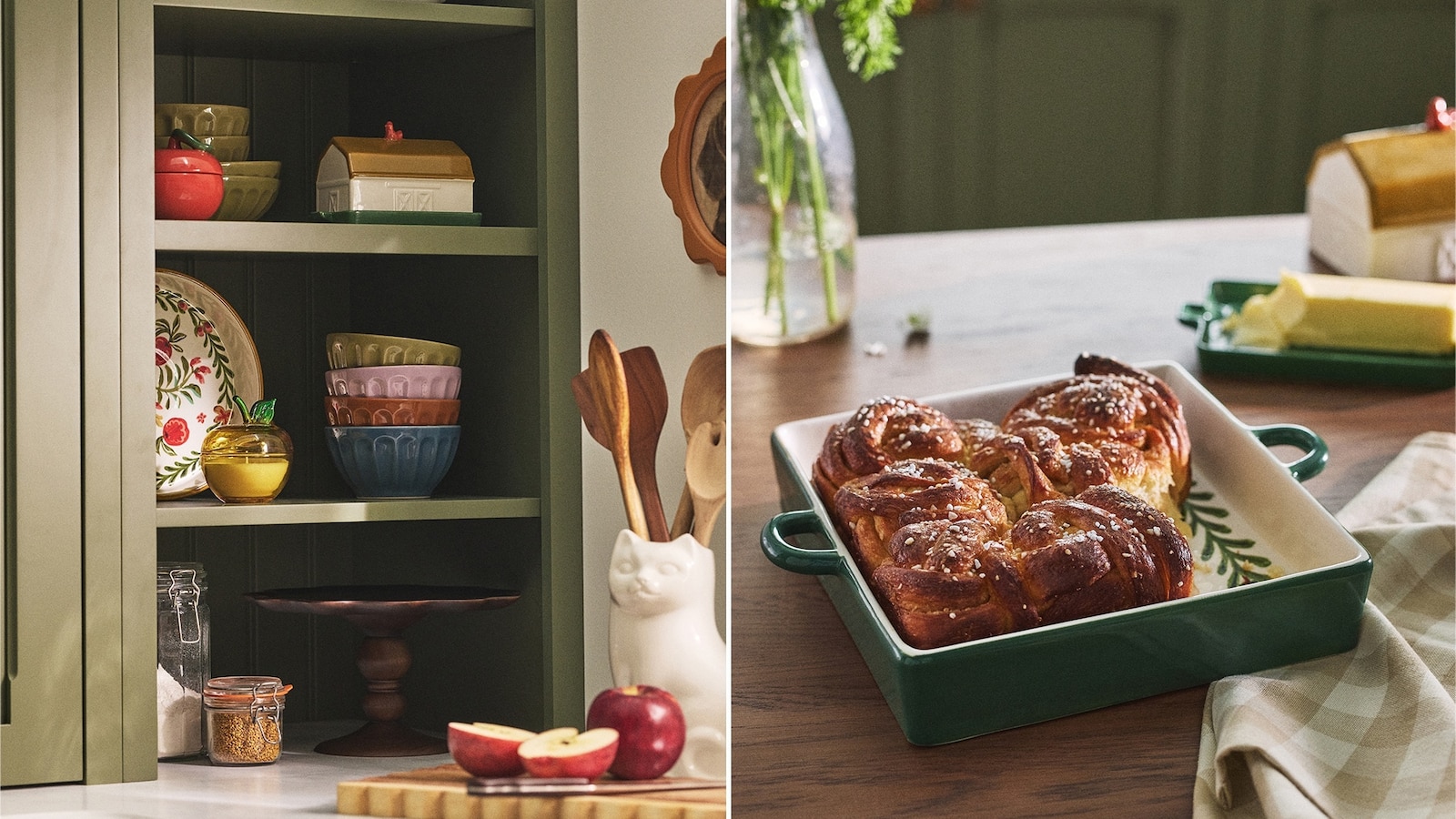 Anthropologie is partnering with beloved chef, cookbook author, and television personality, Molly Yeh, on an exclusive 25-piece home collection
