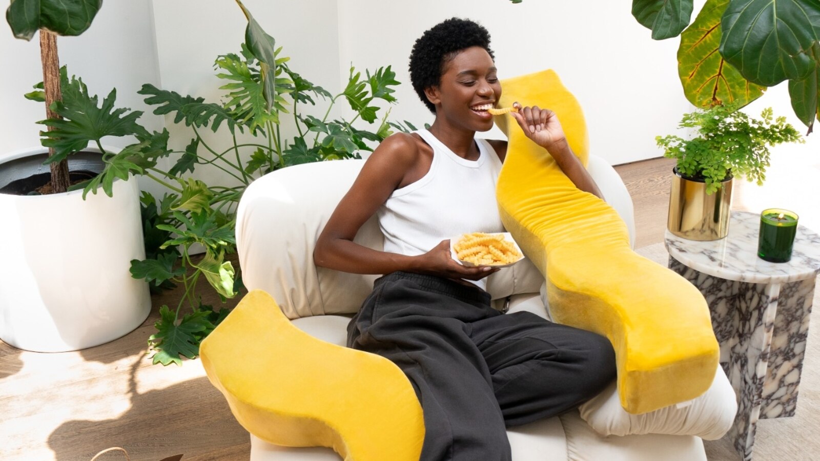 The Crinkle Cut Cuddler from Bearaby.