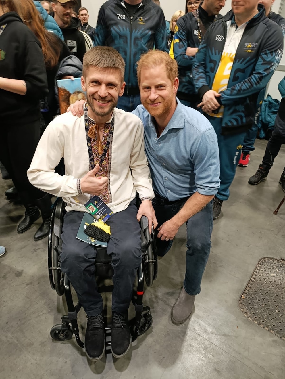 PHOTO: Serhii Hordiievych, a Ukrainian veteran, poses in British Columbia, Canada, in an undated handout photo.