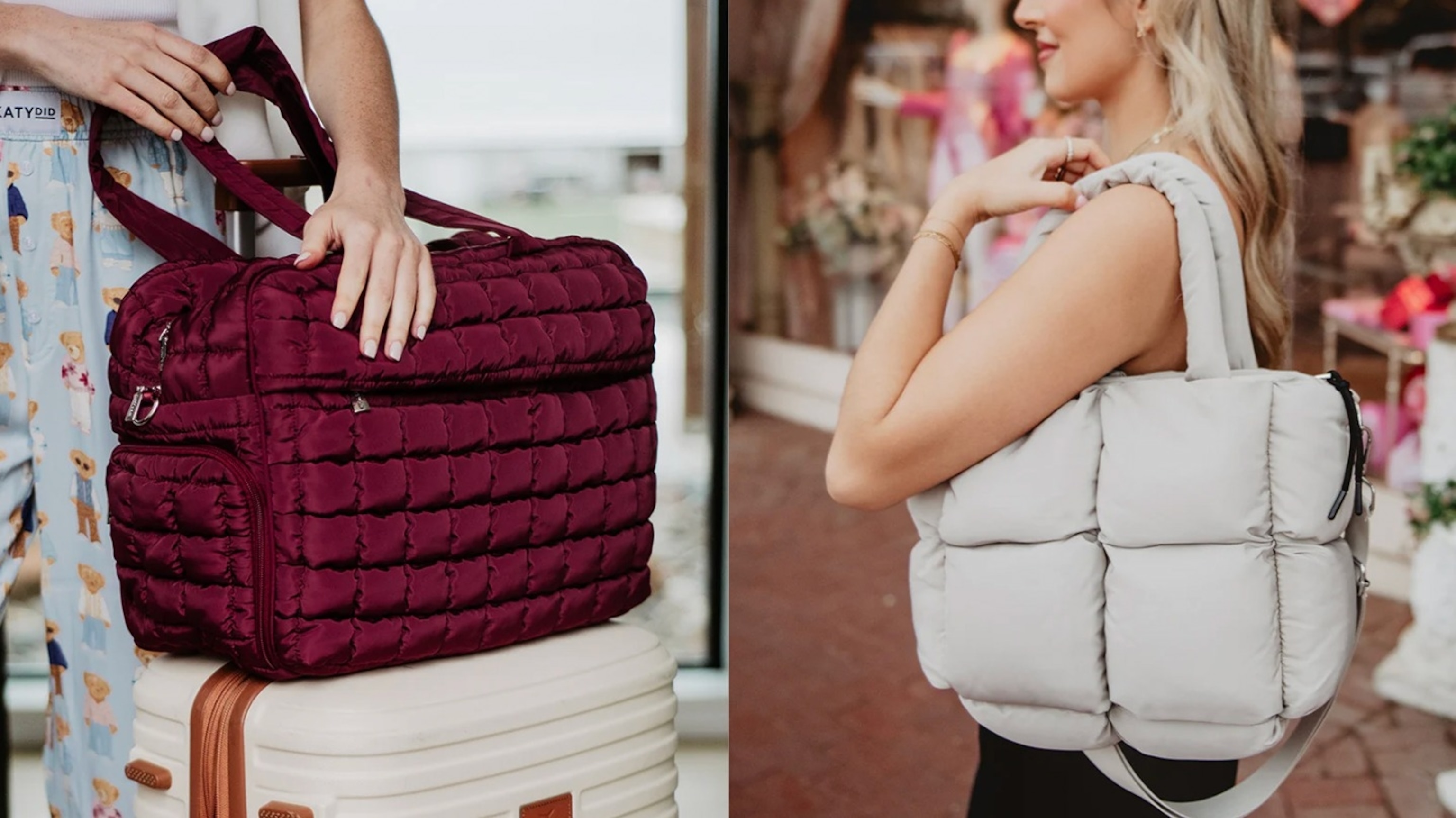 Katydid: Quilted Puffer Bags