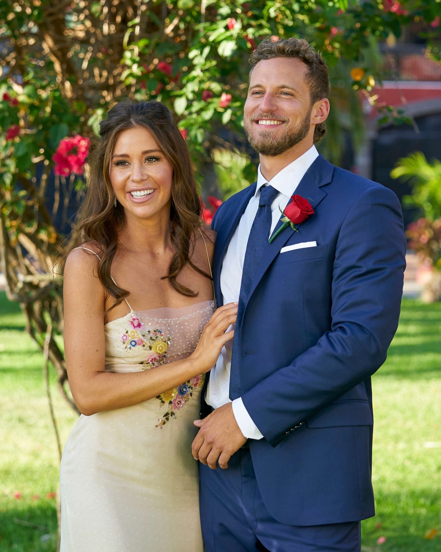 princess polly baby blue dress Where Do Rachel and Aven Stand After His Surprise Finale Return? main image 1