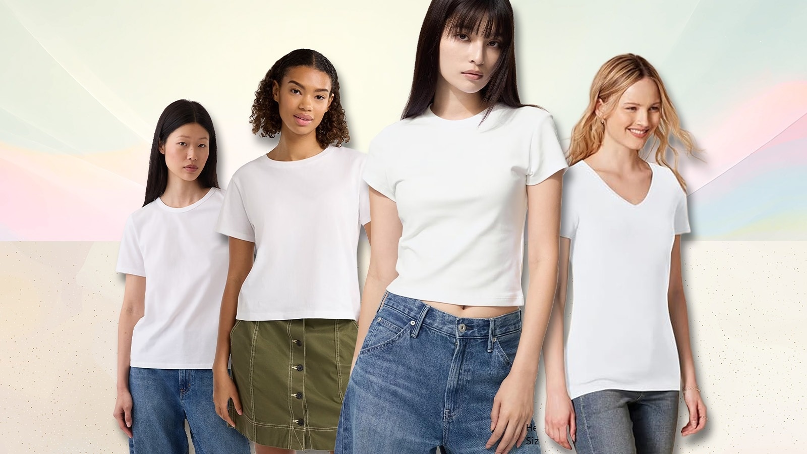 'The Right Fit': White tees