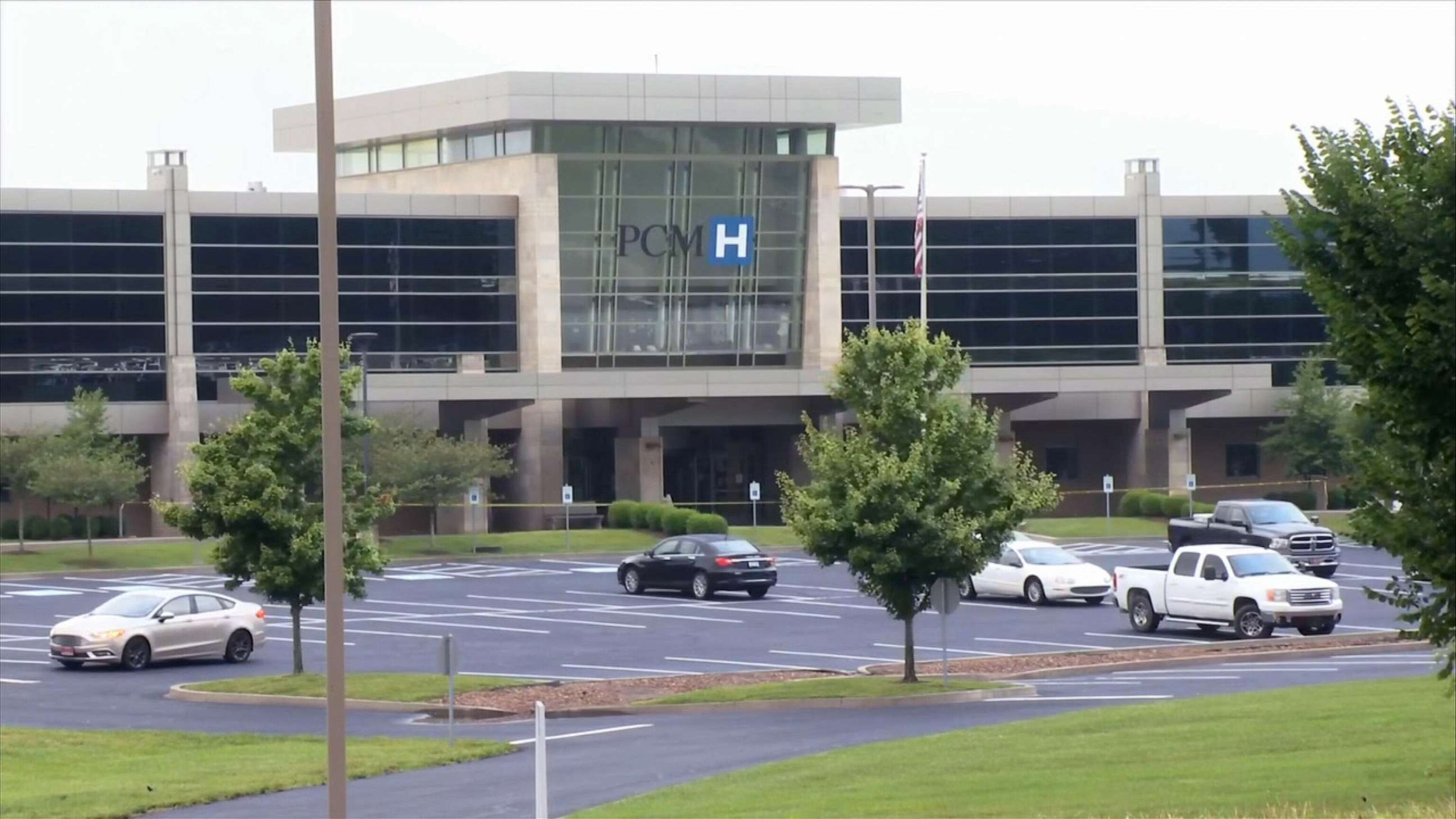 PHOTO: Police are investigating a shooting at the Perry County Memorial Hospital in Indiana, July 3, 2023, that involved a police officer.