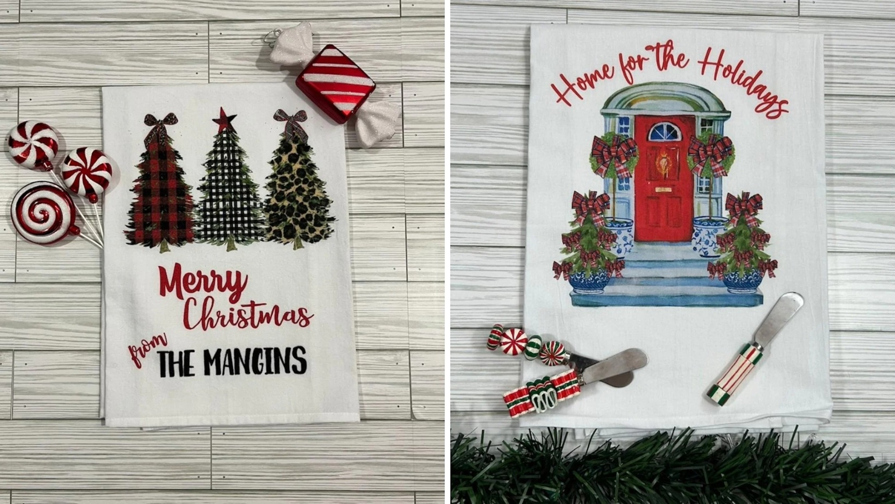 Bunnies and Bows: Personalized Pillowcases and Personalized Tea Towels