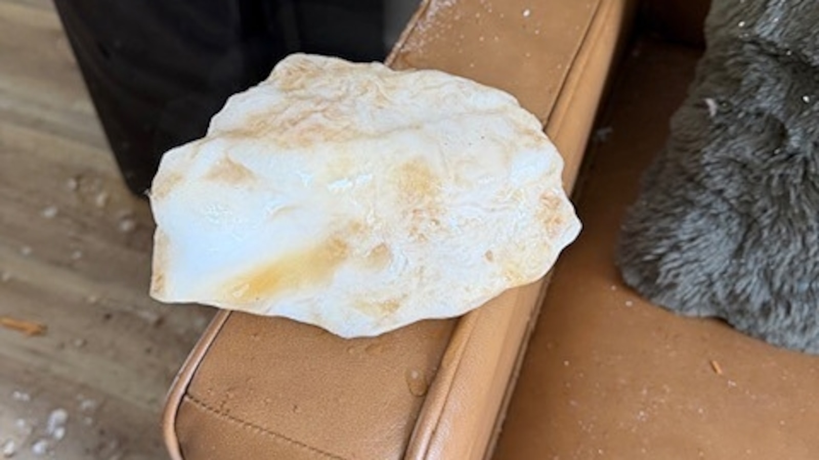 Block of ice falls from sky and crashes through house in 'suspicious circumstance'