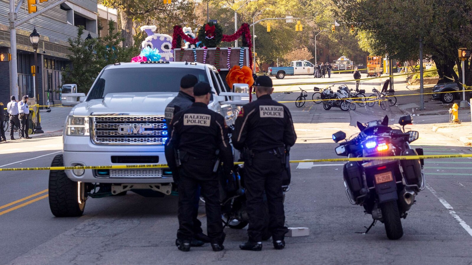 Child dies after being hit by outofcontrol truck during Raleigh Christmas Parade Police ABC Child dies after being hit by outofcontrol truck during Raleigh Christmas Parade Police ABC