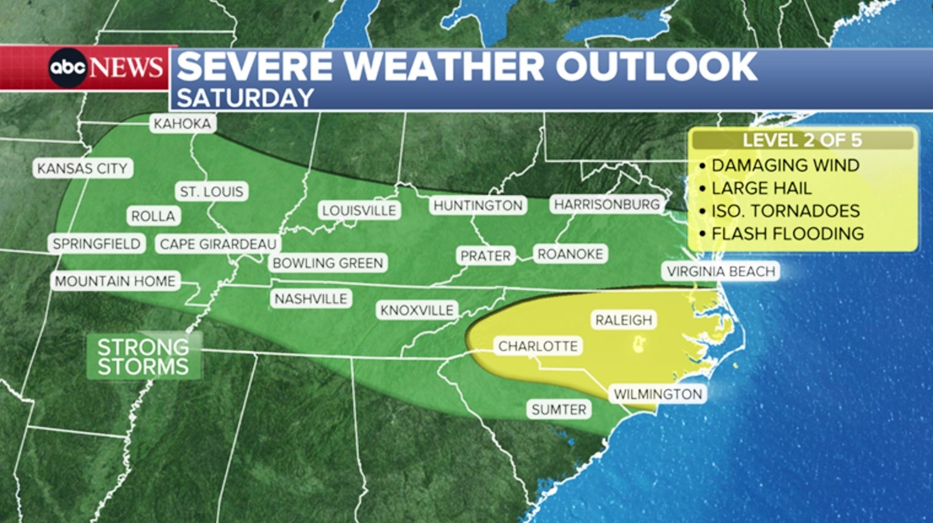 PHOTO: severe weather outlook graphic