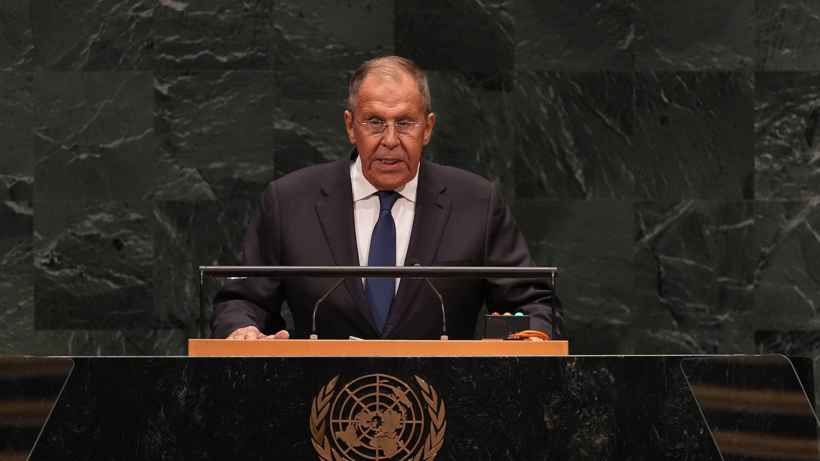 German, Russian foreign ministers have rare meeting at UN German, Russian foreign ministers have rare meeting at UN