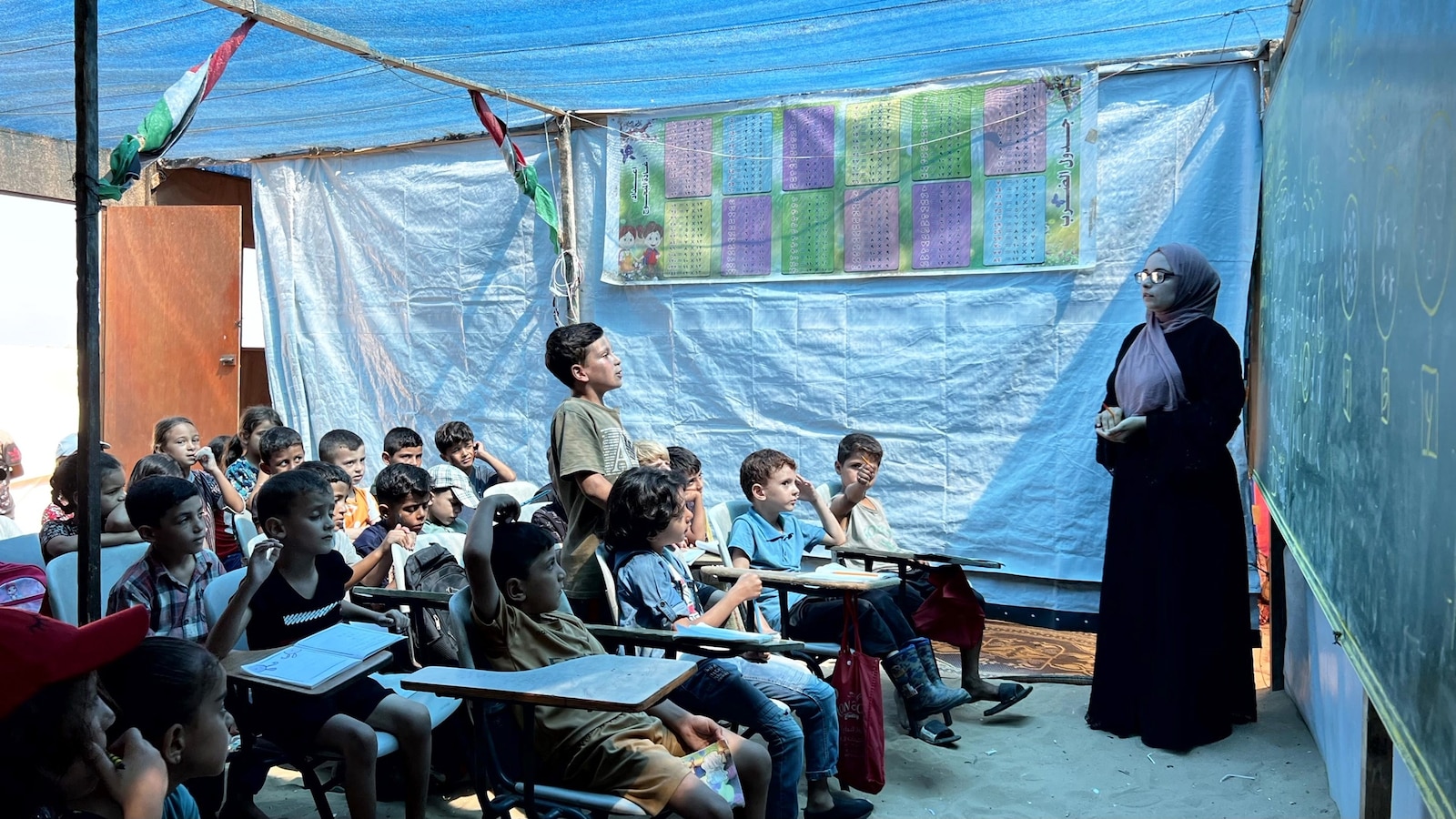 The children of Gaza struggle to continue education amid the ongoing war