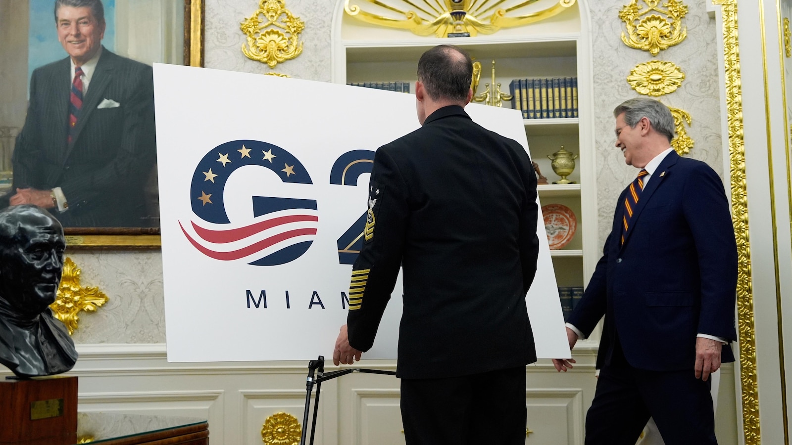 Trump says US will host next year’s G20 summit at his Florida golf club but he won't make money