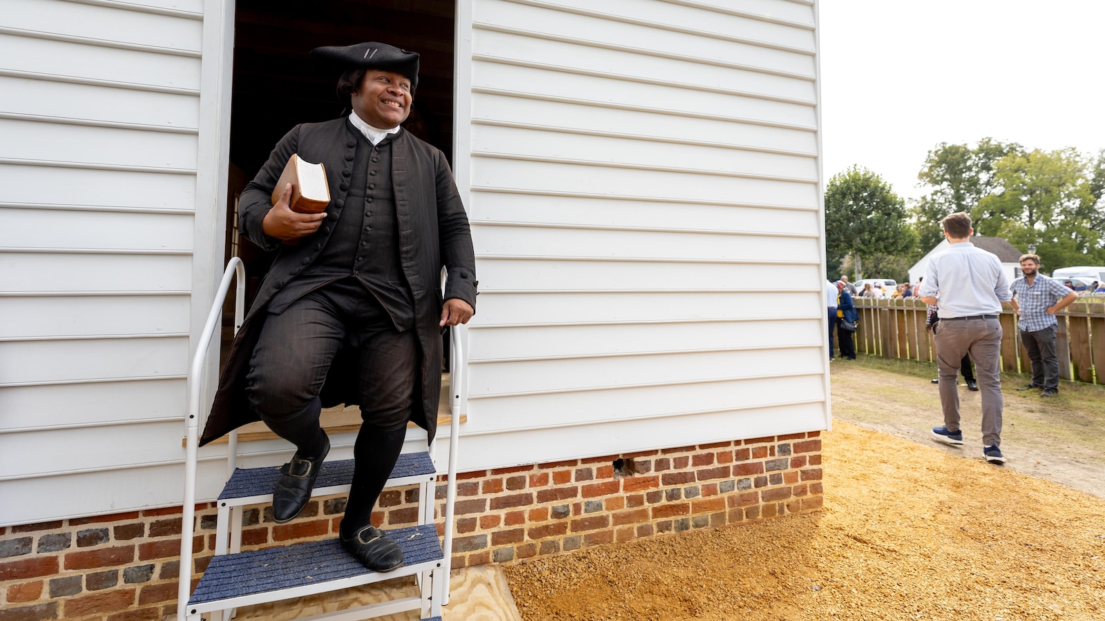  Congregants celebrate the reconstruction of one of Americas oldest Black churches